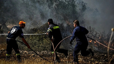 Φωτιά στα Βίλια Αττικής