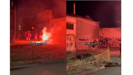 επεισόδια με οπαδικη βια στο καματερο