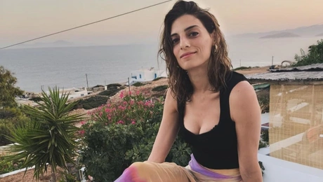 Η Χριστινα Χειλα Φαμελη απολαμβανει τις διακοπες της