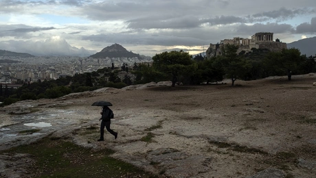 Βροχερός καιρός στην Αθήνα