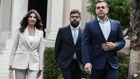 Η Πόπη Τσαπανίδου και ο Αλέξης Τσίπρας