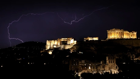 Κεραυνός στην Αττική