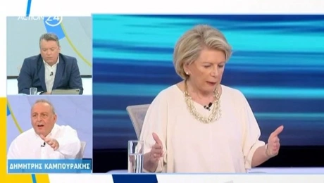 Εξοργισμένος ο Δημήτρης Καμπουράκης μετά το «είστε εμμονική» της Ακρίτα στην Καλογεροπούλου