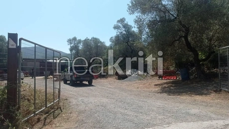 Το σημείο όπου έγινε η δολοφονική επίθεση εναντίον του 69χρονου στο Ρέθυμνο