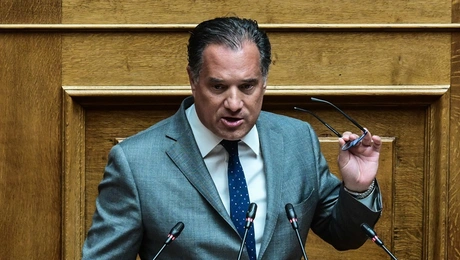 Ο Άδωνις Γεωργιάδης στη Βουλή