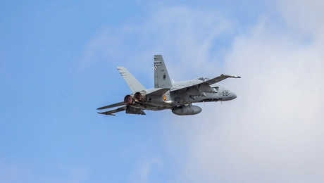 f18 μαχητικό Ισπανία