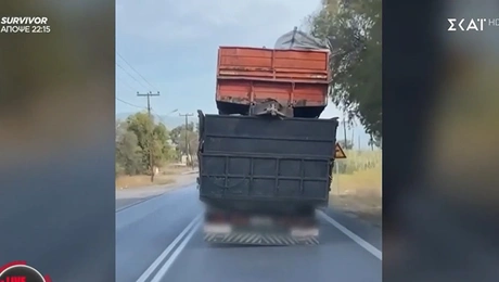 Φορτηγό στην Εύβοια
