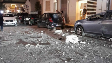Έπεσε μπαλκόνι στο Ηράκλειο Κρήτης