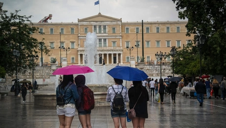 Βροχερός καιρός στην Αθήνα