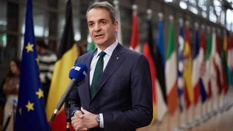 Ο Κυριάκος Μητσοτάκης στις Βρυξέλλες