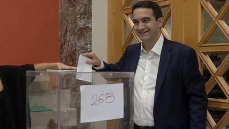 Ψήφισε ο υποψήφιος πρόεδρος του ΠΑΣΟΚ, Μιχάλης Κατρίνης