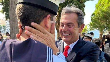 Ο Πάνος Καμμένος με τον γιο του