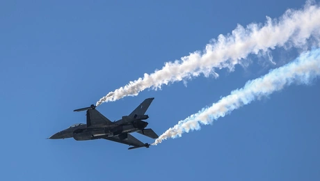 Το F-16 της ομάδας ΖΕΥΣ