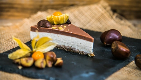 Cheesecake κάστανο