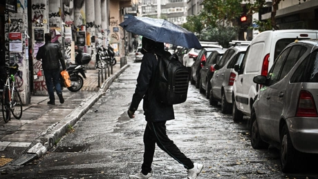 βροχη στην αθηνα
