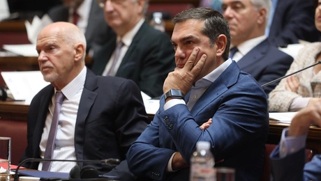 Ο Αλέξης Τσίπρας στη Βουλή