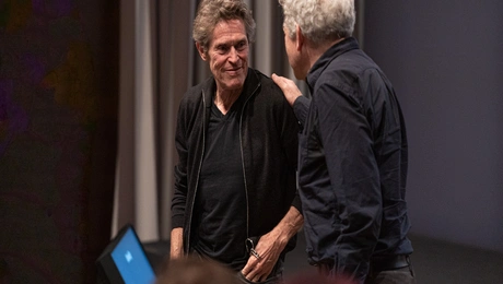 Oxbelly Screenwriters Special Guests Willem Dafoe (POOR THINGS) and Micheal Almereyda (TESLA) (Photo credits Harris Tsakalos).JPG