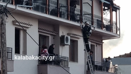 φωτιά Καλαμπάκα ξενοδοχείο