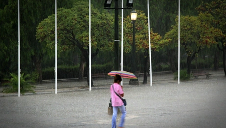 Βροχερός καιρός στην Αθήνα