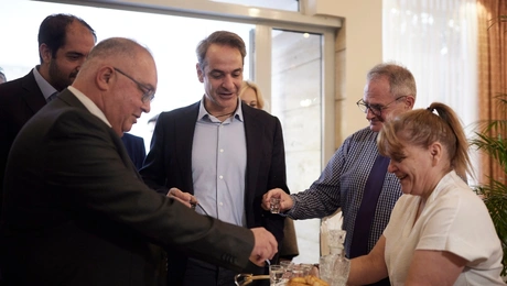 Ο Κυριάκος Μητσοτάκης στο Ρέθυμνο