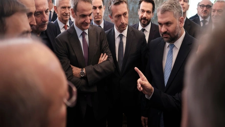 Συνάντηση Μητσοτάκη με βουλευτές ΝΔ