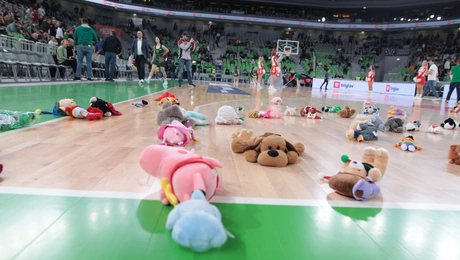 Teddy bear toss