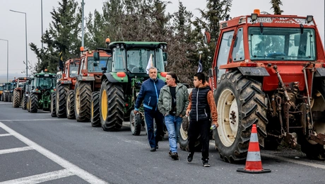 Αγρότες στη Θεσσαλία