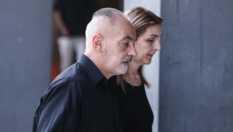 Ο Αριστείδης Καμπανός με τη σύζυγό του