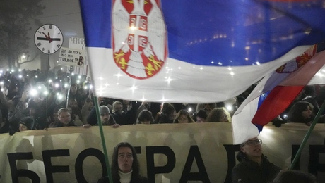Διαμαρτυρία στο Βελιγράδι