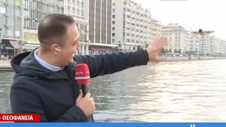 Θεσσαλονίκη: Δημοσιογράφος δέχθηκε «επίθεση» από drone σε ζωντανή σύνδεση