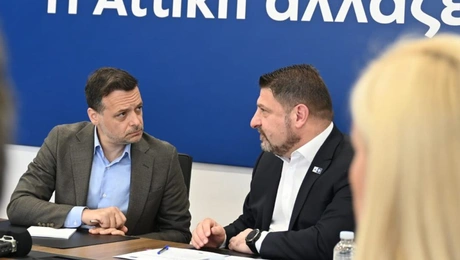 Ο Νίκος Χαρδαλιάς και ο Χάρης Δούκας