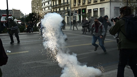 Αστυνομική βία στην πορεία για τα Τέμπη
