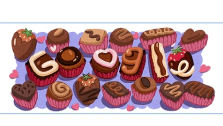Doodle για την Ημέρα του Αγίου Βαλεντίνου
