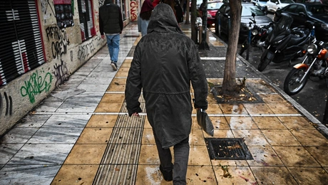 Βροχερός καιρός στην Αθήνα
