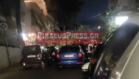 Αστυνομία στο σημείο στο Κερατσίνι