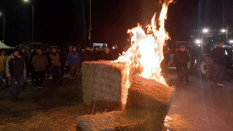 Αγρότες στη Λάρισα
