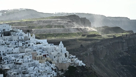 Σαντορίνη κατολίσθηση