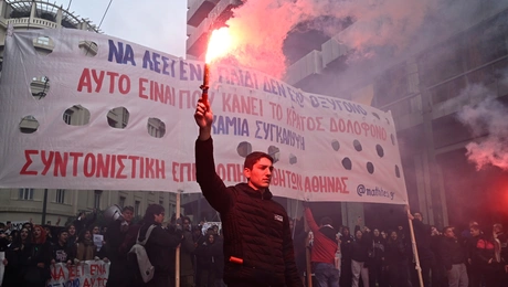 Συγκέντρωση μαθητών για τα Τέμπη