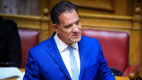 Ο Άδωνις Γεωργιάδης στη Βουλή