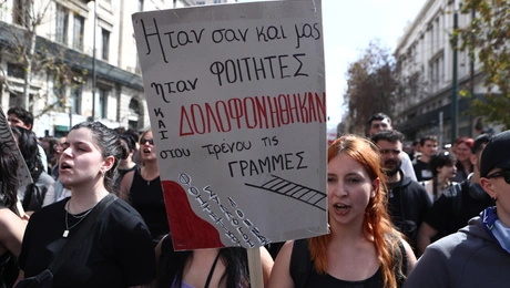 Συλλαλητήριο στην Αθήνα για τα Τέμπη