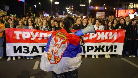 Διαδήλωση στο Βελιγράδι