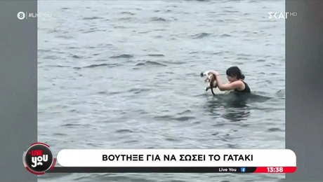 Κοπέλα στην Εύβοια έσωσε γάτο