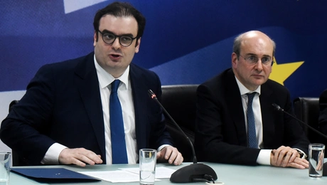 Ο Κωστής Χατζηδάκης και ο Κυριάκος Πιερρακάκης