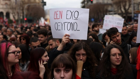 Συγκέντρωση στη Θεσσαλονίκη για τα Τέμπη