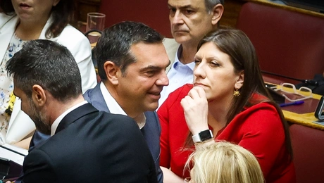 Η Ζωή Κωνσταντοπούλου και ο Αλέξης Τσίπρας