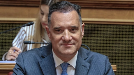 Ο Άδωνις Γεωργιάδης στη Βουλή
