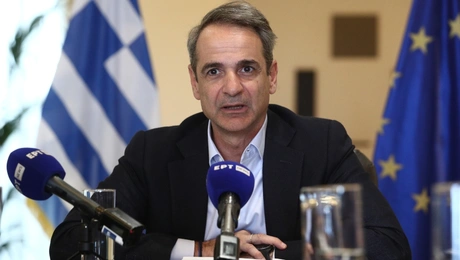 Ο Κυριάκος Μητσοτάκης στο υπ. Παιδείας