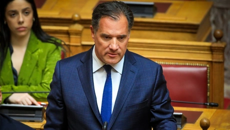 Ο Άδωνις Γεωργιάδης στη Βουλή