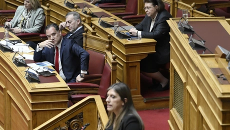 Ο Άδωνις Γεωγιάδης και η Ζωή Κωνσταντοπούλου