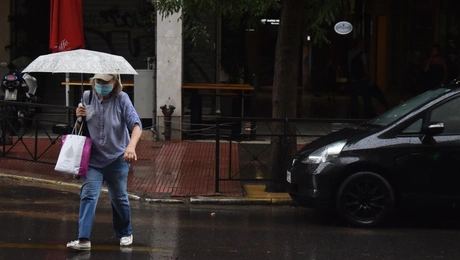 Βροχερός καιρός στην Αττική